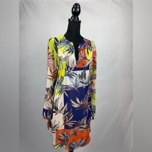 Dress Sheer Longsleeve Medium V-Neck